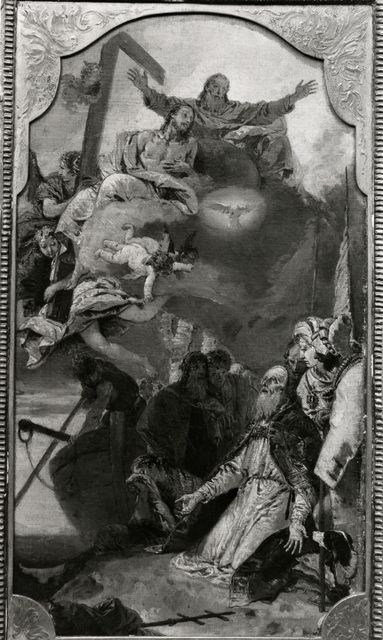 Sotheby's — Tiepolo Giovanni Battista - sec. XVIII - Martirio di san Clemente I e apparizione della Trinità — insieme